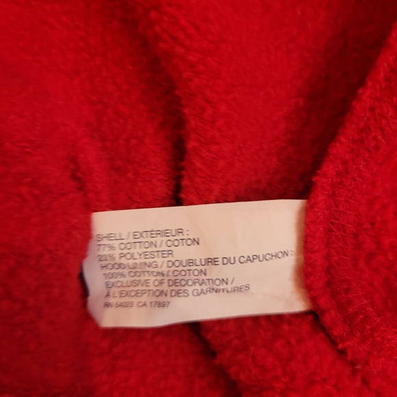 GAP Kids Red Hoodie Sz XL 12 - Picture 7 of 7